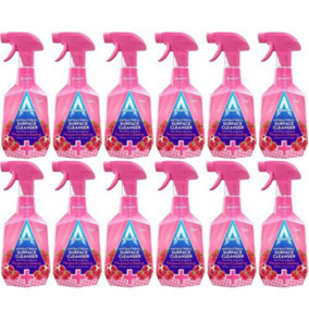 Astonish Antibacterial Surface Cleanser Pomegranate & Raspberry 750ml x 12