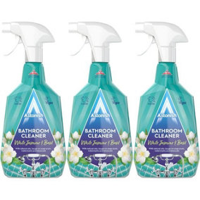 Astonish Bathroom Cleaner Spray White Jasmine & Basil 750ml (Pack of 3)