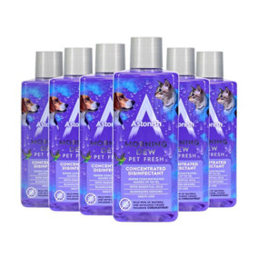 Astonish Concentrated Disinfectant Morning Dew Pet Fresh 300ML (Pack of 6)