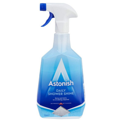 Astonish Daily Shower Cleaner Trigger Spray 750ml (Pack of 3)