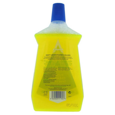 Astonish Floor Cleaner 1 Litre Bottle Zesty Lemon (Pack of 3)