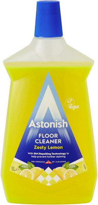 Astonish Floor Cleaner 1 Litre Bottle Zesty Lemon (Pack of 6)