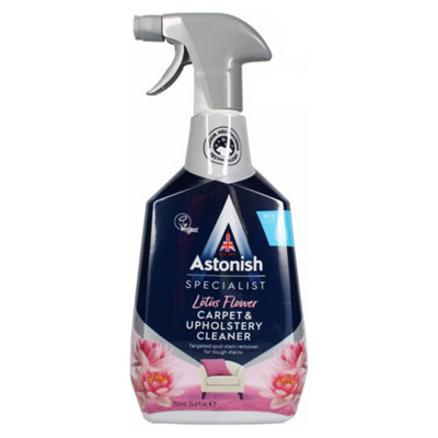 Astonish Specialist Carpet & Upholstery Cleaner Spray, Lotus Flower, 750ml