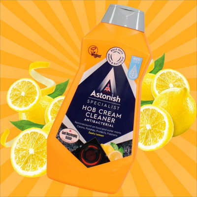 Astonish Specialist Hob Cream Cleaner Zesty Lemon 500ml (Pack of 3)