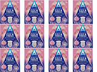 Astonish Toilet Bowl Fizz & Fresh Tabs Pink Peony Fresh, 8 Tablets (Pack of 12)