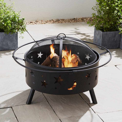 バーベキュー・調理用品 auvil FIRE PIT Amazon | 焚き火台 バーベキューグリル 二次燃焼焚火 薪ストーブ