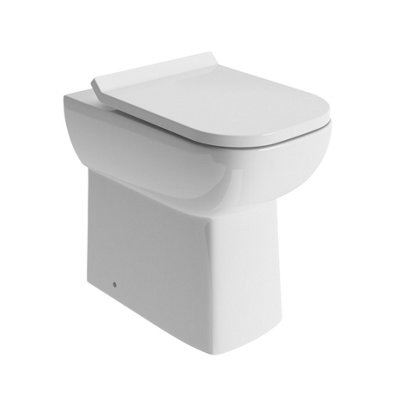 Astral Back to Wall Toilet with Slim Soft Close Toilet Seat | DIY at B&Q