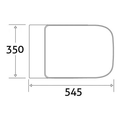 Astral Back to Wall Toilet with Soft Close Toilet Seat & Anti-Bacterial Glaze - 9