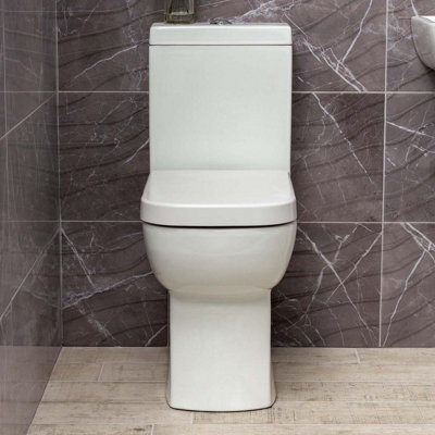 Astral Comfort Height Close Coupled Toilet with Soft Close Seat & Cistern