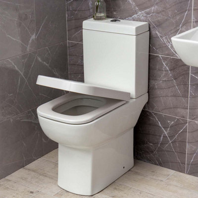 Astral Comfort Height Close Coupled Toilet with Soft Close Seat & Cistern - 5