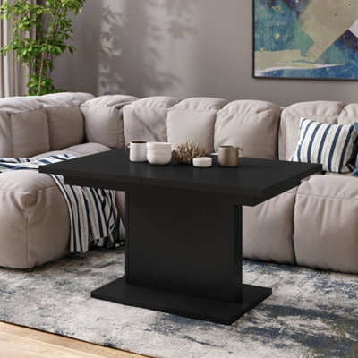 Astrid Mini 2 in 1 Extending Coffee / Dining Table - Black