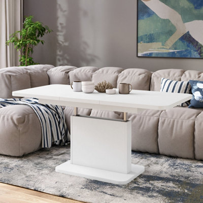 Astrid Mini Z 2 in 1 Extending Coffee / Dining Table with Rounded ...