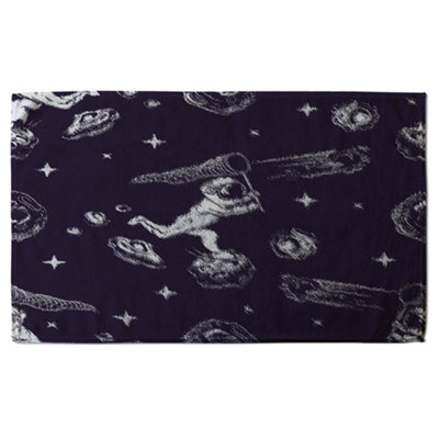 Astronaut catches a comet (Bath Towel) / Default Title Price Comparisons | Compare The Build