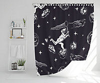 Astronaut catches a comet (Shower Curtain) / Default Title