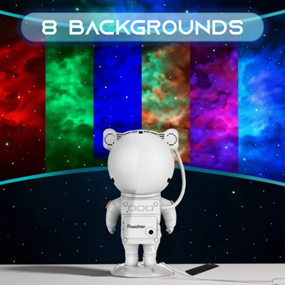 Astronaut Galaxy Projector Space Light Projector with 8 Nebula ...