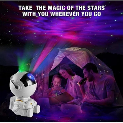 Astronaut Starry Galaxy Projector Night Light Remote Control 360 Adjustable