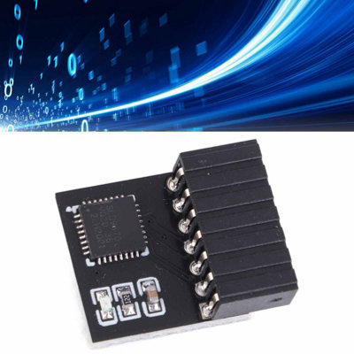 TPM 2.0 SPI Kart Modülü 14-1 Pin Güvenlik Bloğu Anakart Windows 11 ASUS