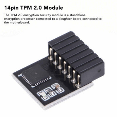 ASUS Motherboard Remote Card: 14-Pin SPI TPM 2.0 Encryption Security Module