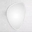 Asymmetric Irregular Shape Beveled Tear Drop Wall Mirror Bathroom Mirror MDF 841