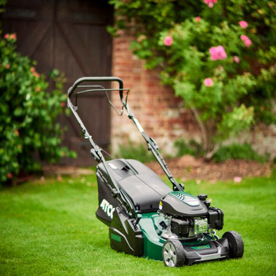 Lawn mower with roller b&q sale