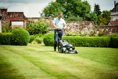 Atco Liner 18SH Petrol Lawnmower Rear Roller Self-Propelled 46cm