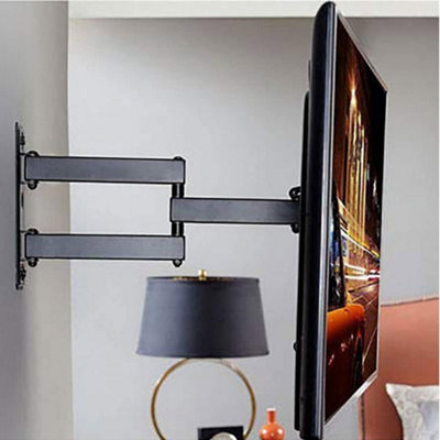 ATEK 10-26 Inch Full Motion TV Wall Bracket Tilt Swivel VESA 100x100mm