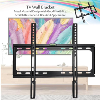 ATEK 32-70 Inch Fixed TV Wall Mount Bracket Heavy Duty VESA 600x400