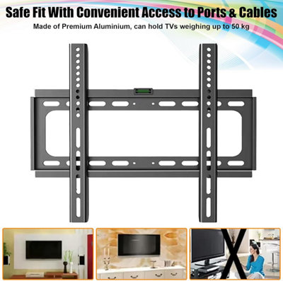 ATEK 32-70 Inch Fixed TV Wall Mount Bracket Heavy Duty VESA 600x400