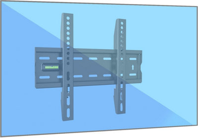ATEK Fixed TV Wall Mount Bracket 15-42 Inch up to 40kg with Spirit Level