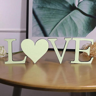 ATEK LOVE Mirror Wall Sticker Self-Adhesive Decorative Letter Tiles