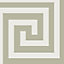 Athena Geometric Wallpaper White / Silver Debona 4011