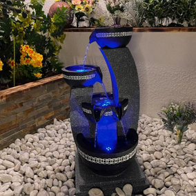 Athena Mains Power Water Feature With Cover