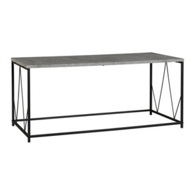 Athens Coffee Table Rectangular in Concrete Effect This range comes flat-packed for easy home assembly