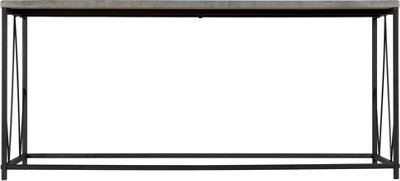Athens Coffee Table Rectangular in Concrete Effect This range comes flat-packed for easy home assembly