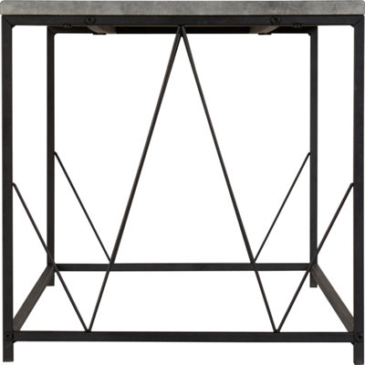 Athens Coffee Table Rectangular in Concrete Effect This range comes flat-packed for easy home assembly