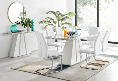 Lorenzo marble dining deals table