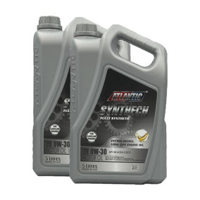 Atlantic 0W-30 Fully Synthetic Engine Oil API SN, ACEA C2,C3 VW 504/507 2x5L