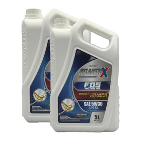 Atlantic 5w-30 Fully Synthetic Engine Oil ACEA A5/B5 A1/B1, API SL 2x5L