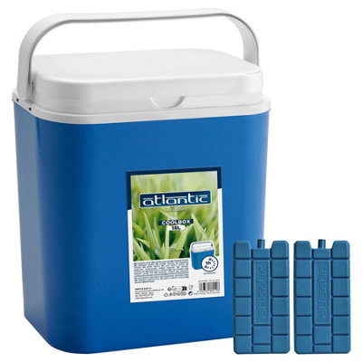 Atlantic Cool Box & Freezer Blocks Set - 18L - Blue
