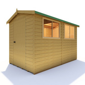 Atlas 10x6 DD Shiplap Multi-Functional Garden Shed