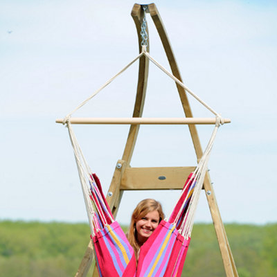 Diy wooden clearance hammock chair stand