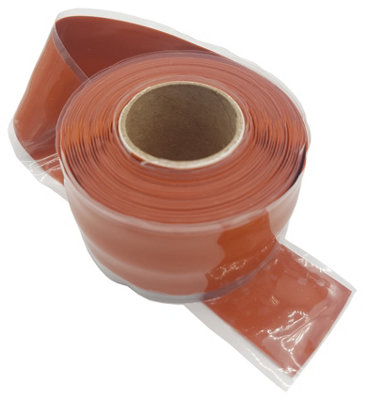 Atmos Red Silicone Tape Self-fusing Elastic Insulating Leakproof Strong Resistant