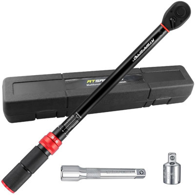 Ａ.R.T。 ATsafepro 1 / 2 Drive Torque Wrench Set,Car Wheel 20-230 Nm with 3
