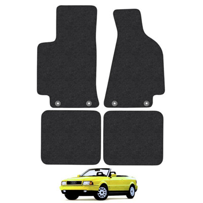 Audi 80 Cabriolet 1991-1995 Car Floor Mats Carpet Tailored Fit Anti-Slip 4pc Set