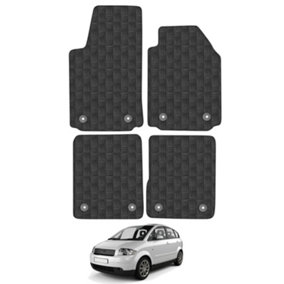 Audi A2 1996-2006 Car Floor Mats Rubber Tailored Fit Anti-Slip 4 Pieces Black