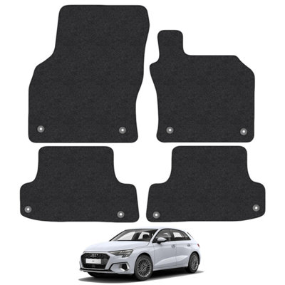 Audi A3 2020-Onwards Car Floor Mats Carpet Tailored Fit Set Anti-Slip