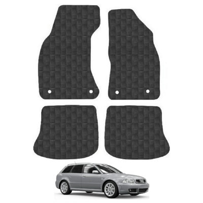 Audi A4 Avant 1995-2002 Car Floor Mats Tailored Fit Rubber Heavy-Duty Set 4pcs