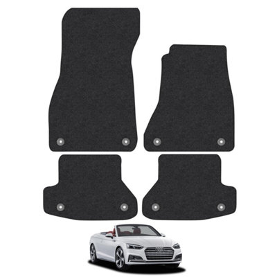 Audi A5 Cabriolet 2016-Onwards Car Floor Mats Carpet Tailored Fit Set Anti-Slip