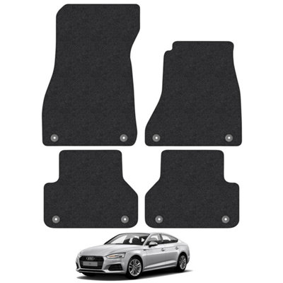 Audi A5 Sportback 2017-Onwards Car Floor Mats Carpet Tailored Fit Set Anti-Slip