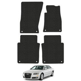 Audi A8 2004-2010 LWB Car Floor Mats Carpet Tailored Fit Set 4pcs Anti-Slip